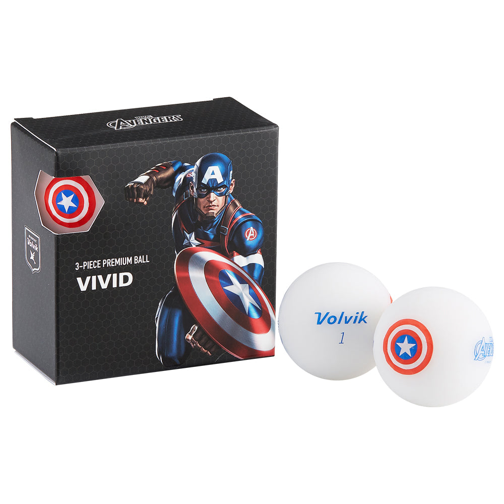 VOLVIK VIVID MARVEL Pack  キャプテン・アメリカ 4P