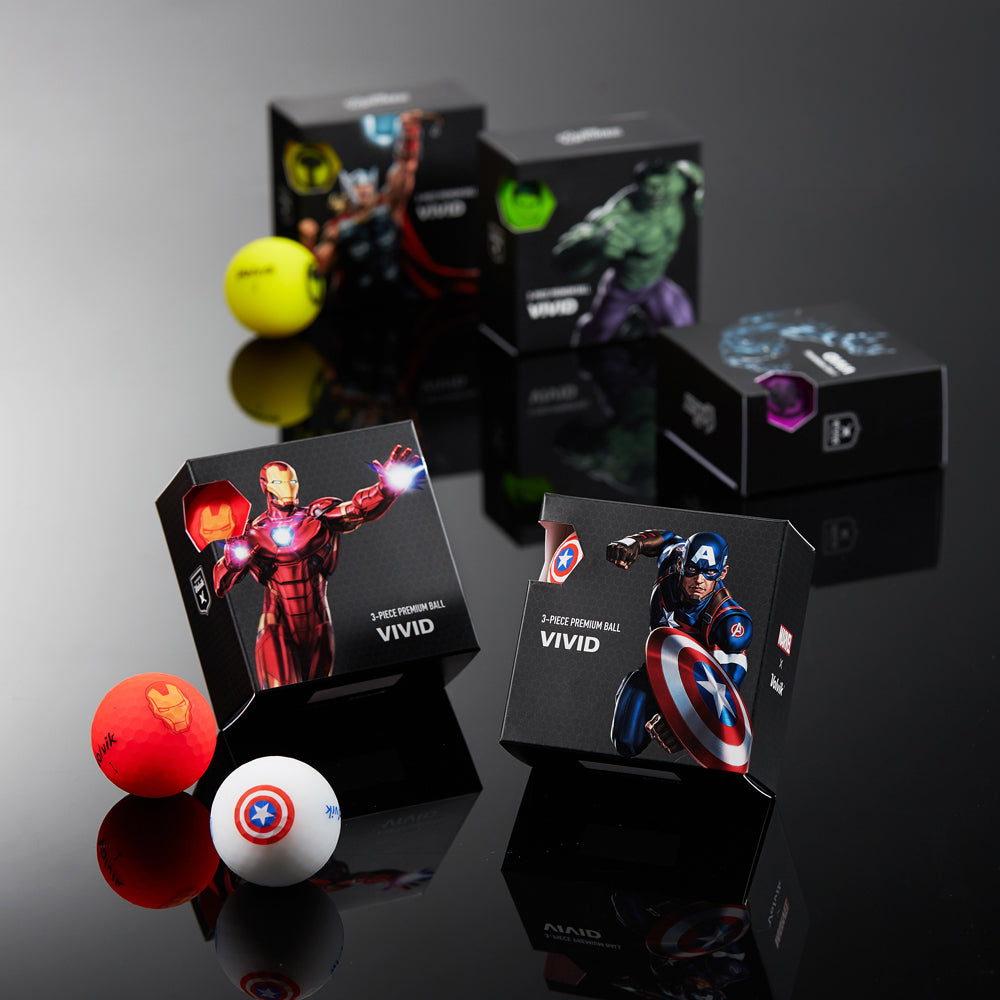 VOLVIK VIVID MARVEL Pack ブラックパンサー 4P